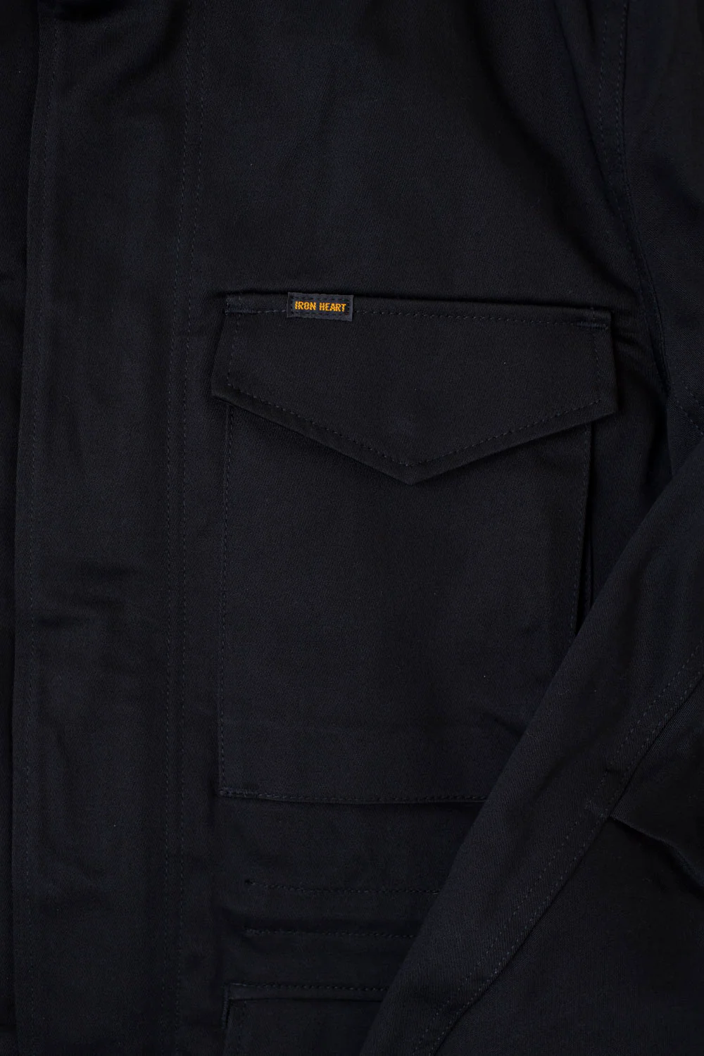 IHM-27-BLK - Sateen M65 Field Jacket - Black - Image 4