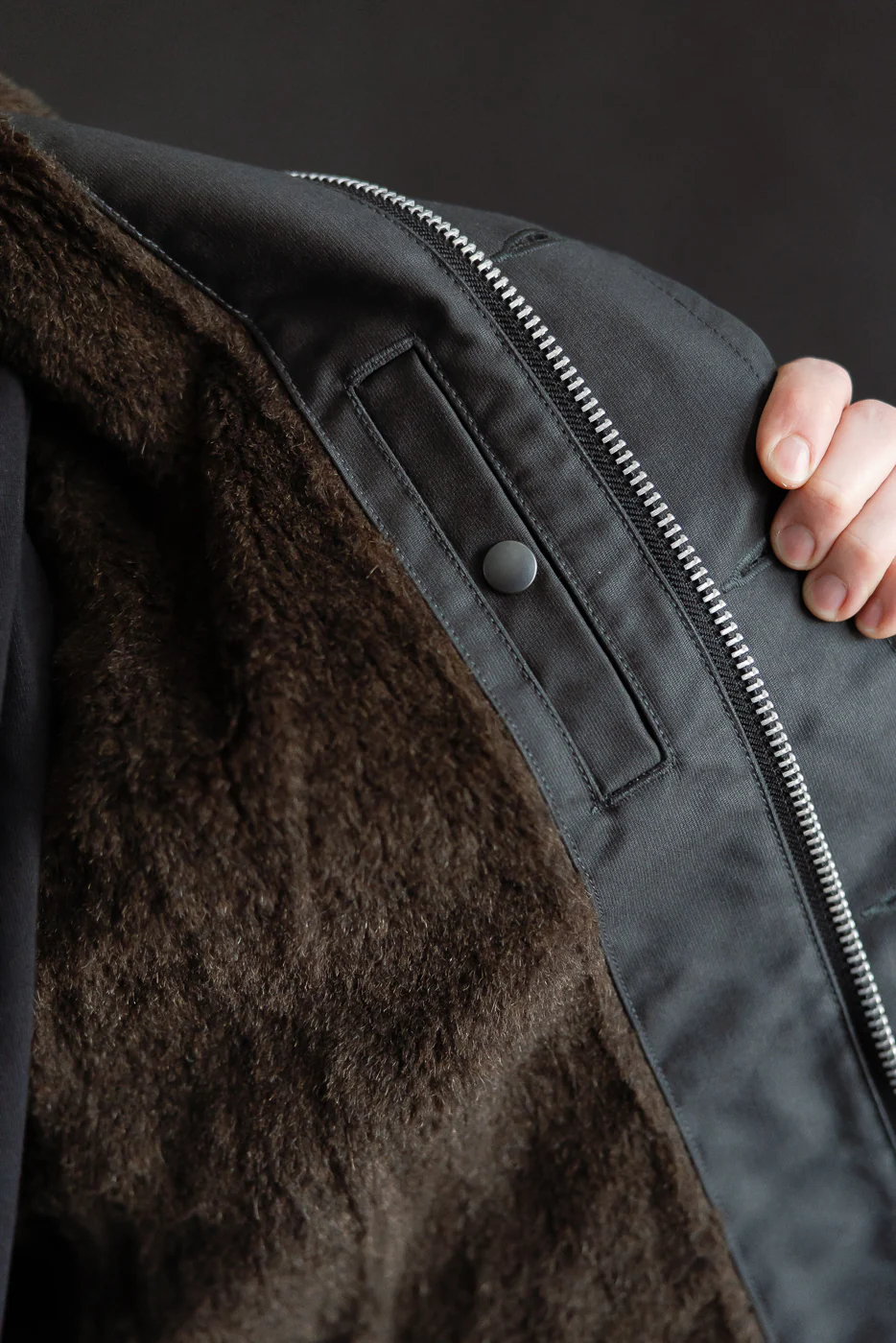 IHM-37-BLK - Oiled Whipcord N1 Deck Jacket - Black - Image 20