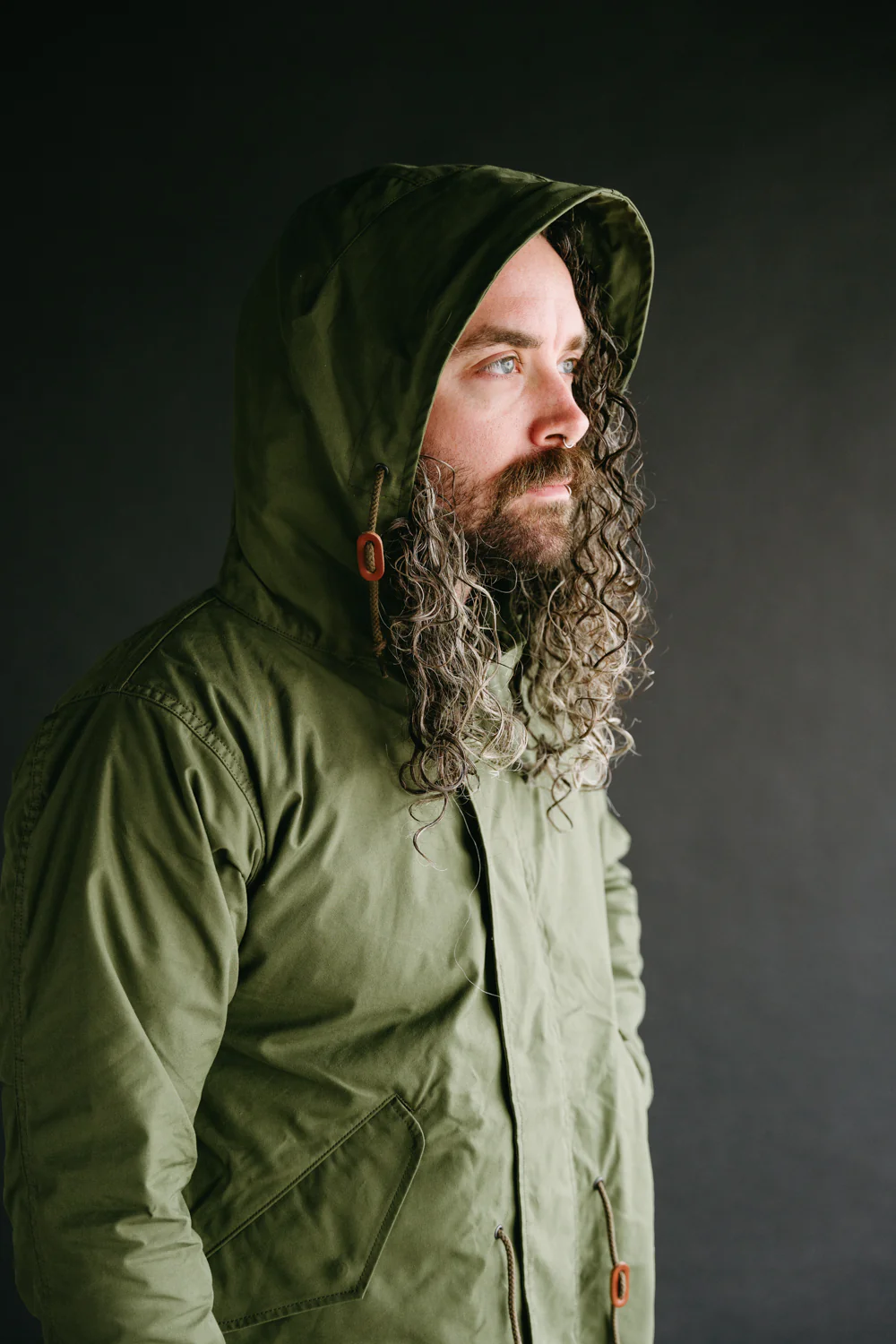 IHM-38-OLV - 5oz Quilted Lining M-51 Type Field Coat - Olive - Image 18