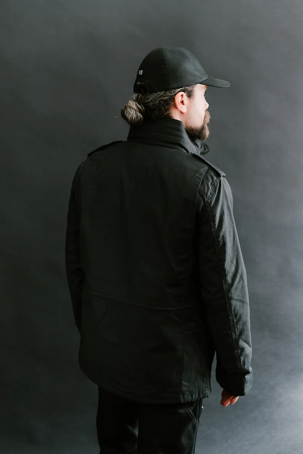 IHM-41-BLK - Quilt Lining M65 Field Jacket - Black - Image 14