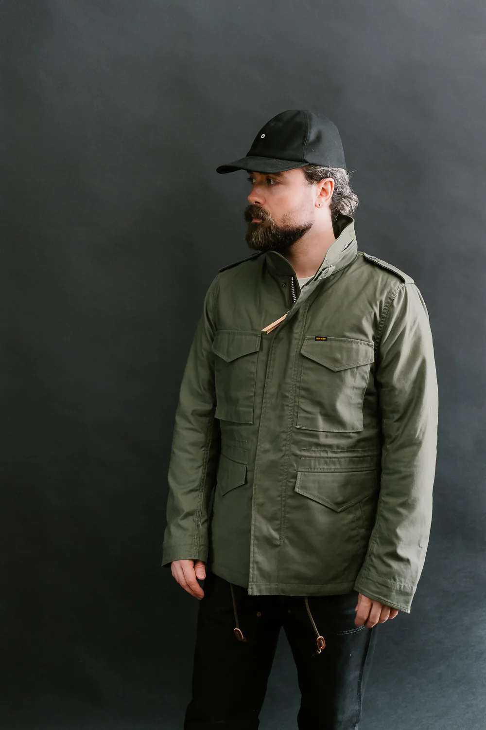 IHM-41-GRN - Quilt Lining M65 Field Jacket - Olive Drab Green - Image 14