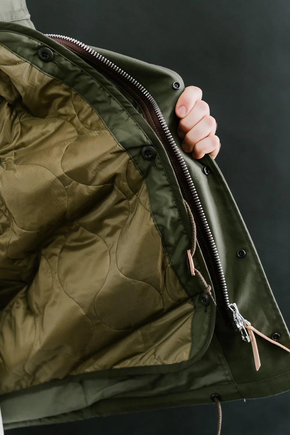 IHM-41-GRN - Quilt Lining M65 Field Jacket - Olive Drab Green - Image 32