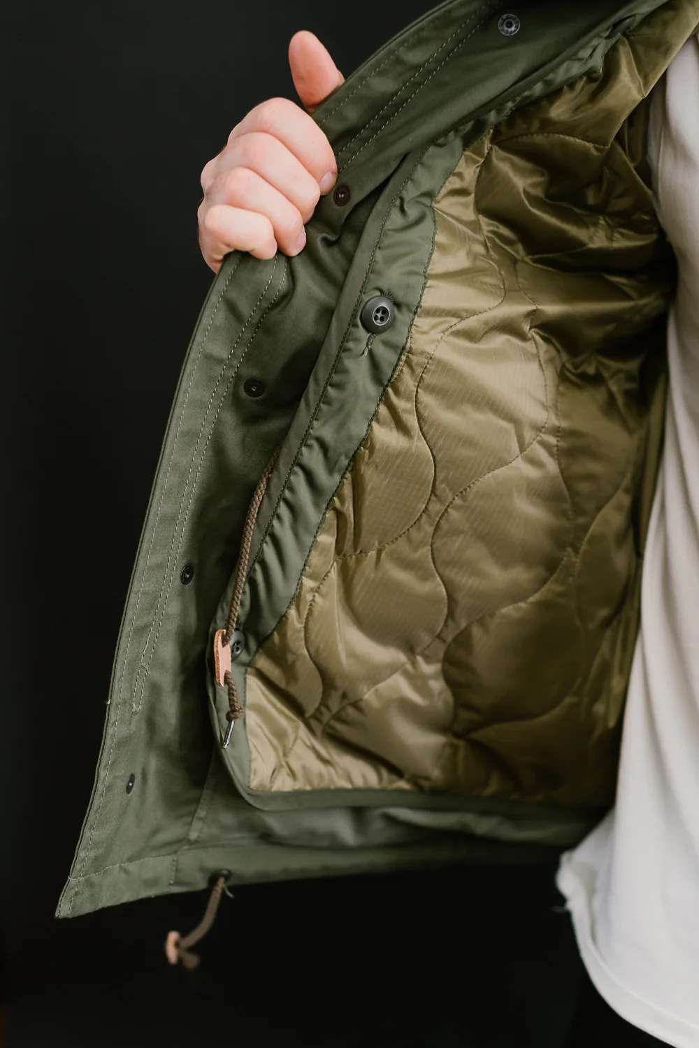 IHM-41-GRN - Quilt Lining M65 Field Jacket - Olive Drab Green - Image 33
