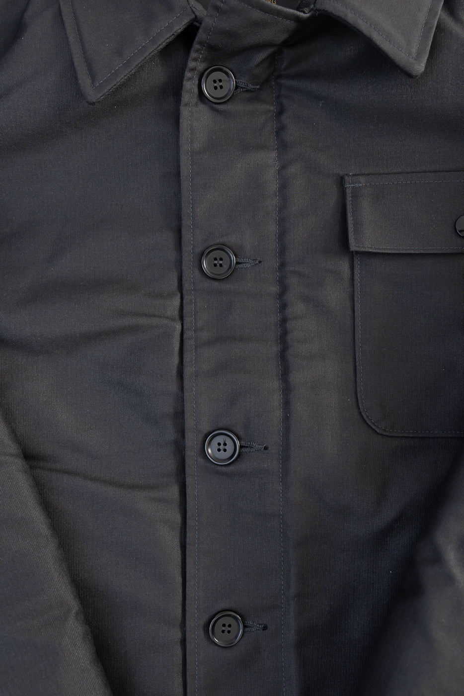 IHM-45-BLK - Oiled Whipcord A2 Deck Jacket - Black - Image 3
