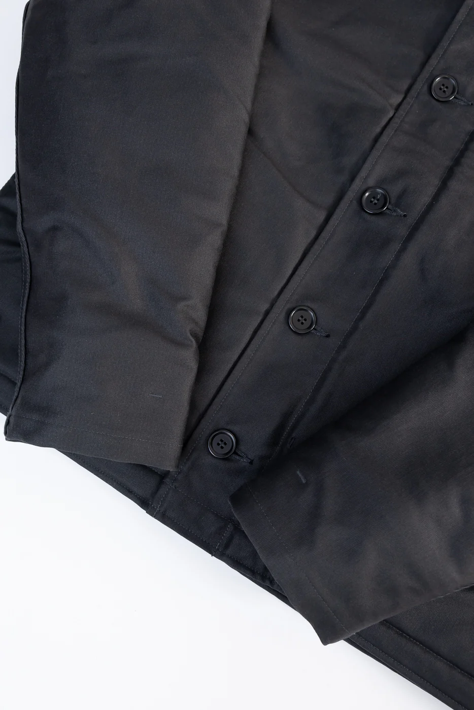 IHM-45-BLK - Oiled Whipcord A2 Deck Jacket - Black - Image 5