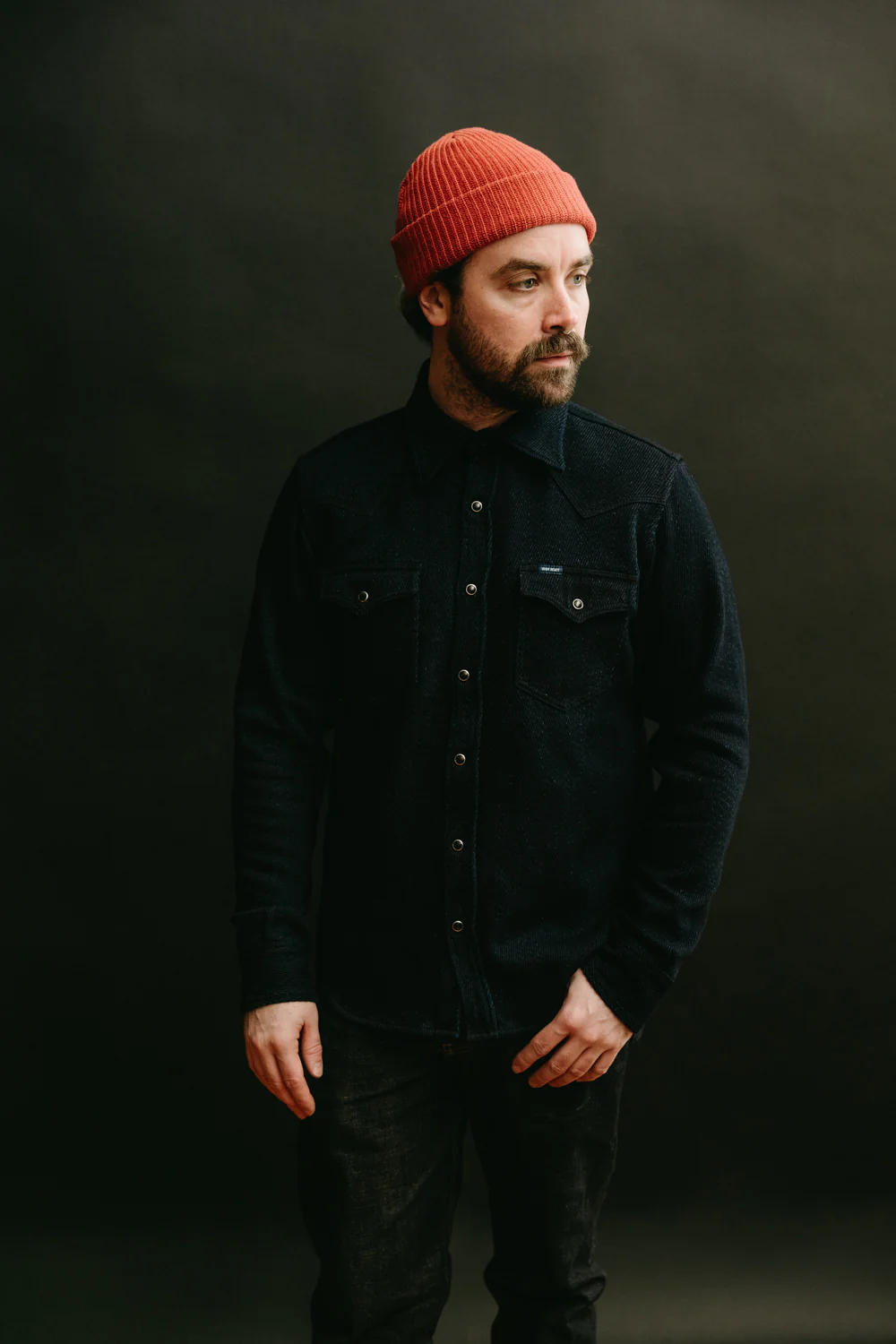 IHSH-208-IND - Kersey Western Shirt - Indigo - Image 14
