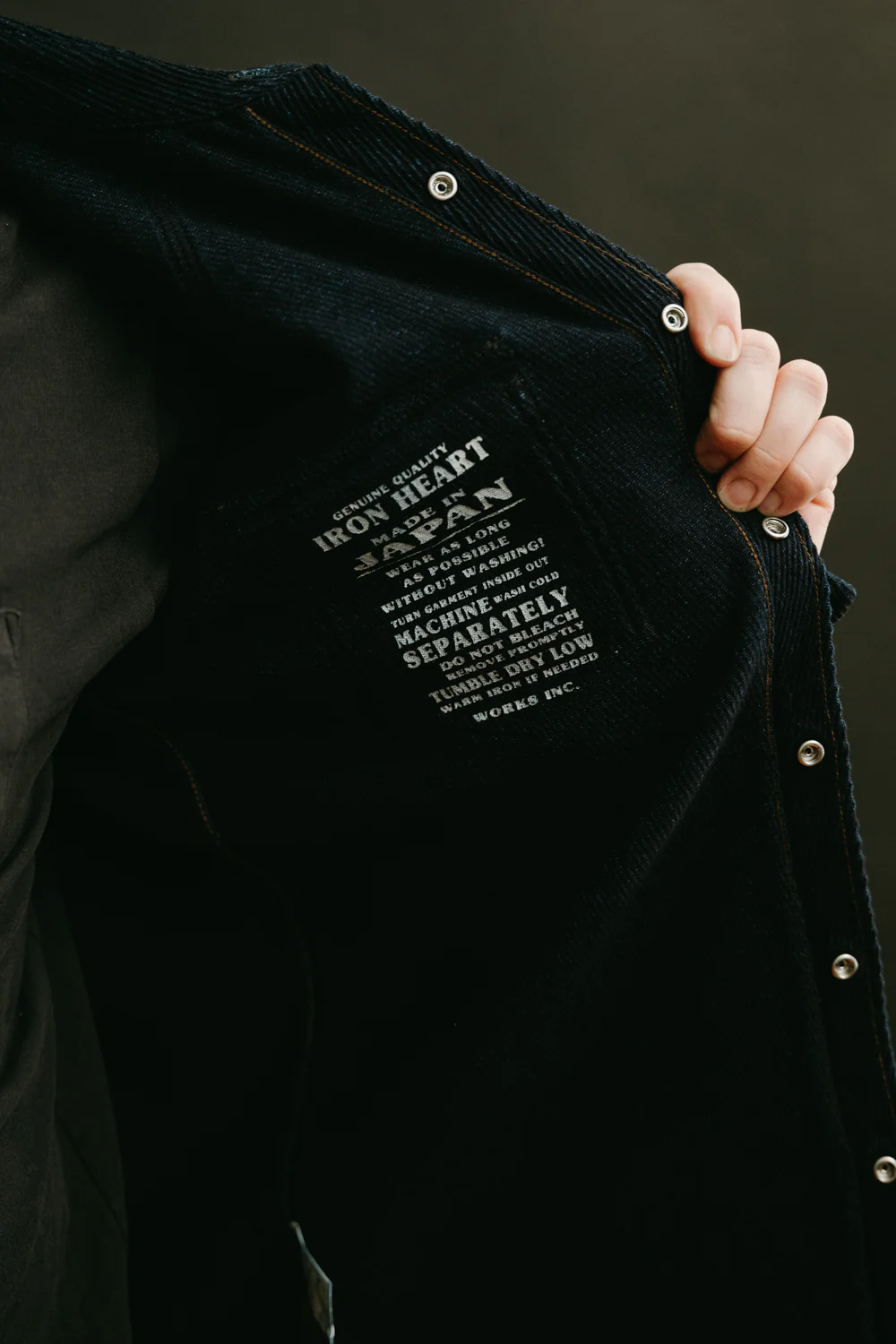 IHSH-208-IND - Kersey Western Shirt - Indigo - Image 17