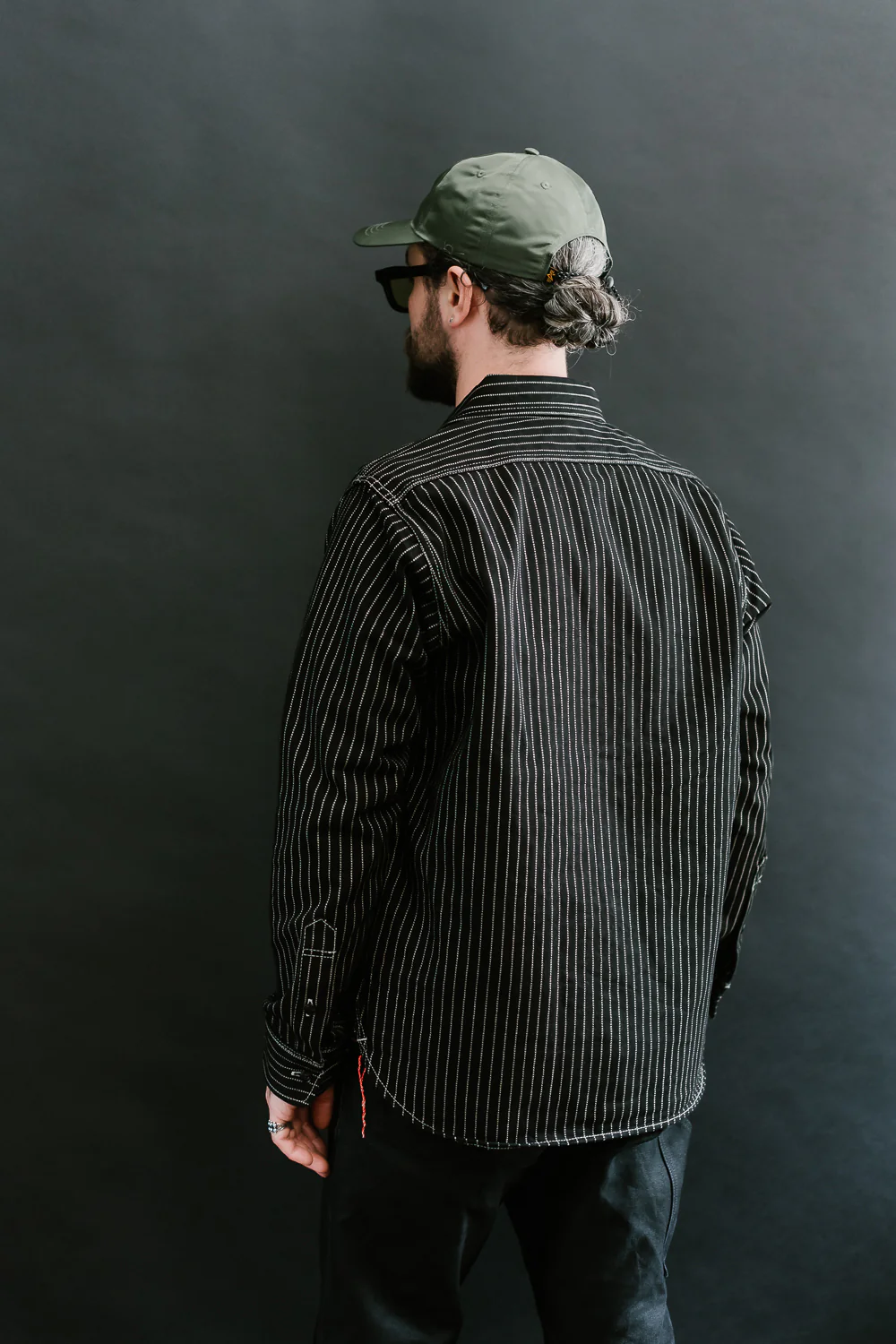 IHSH-266-BLK - 12oz Wabash Work Shirt - Black - Image 12