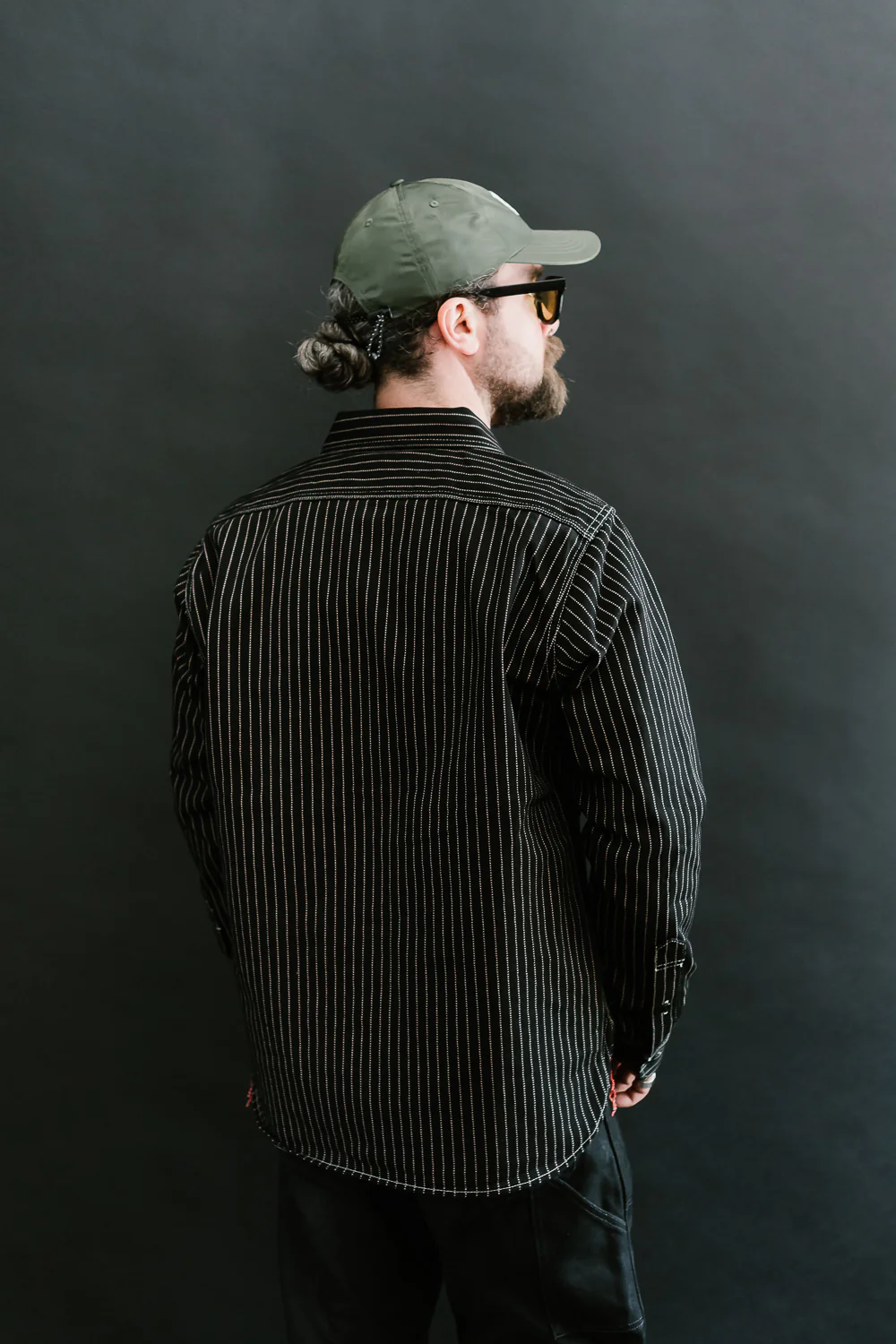 IHSH-266-BLK - 12oz Wabash Work Shirt - Black - Image 13