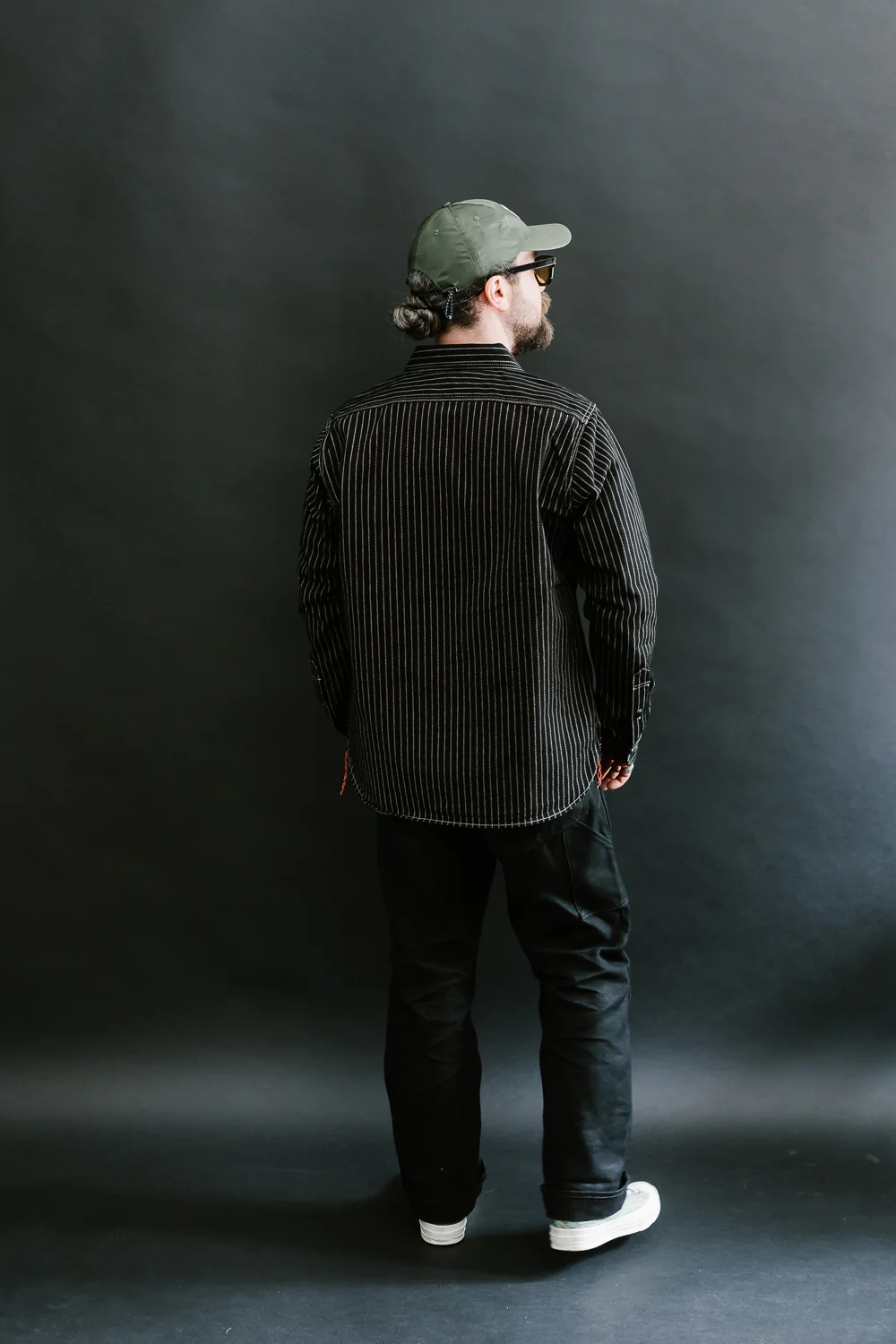 IHSH-266-BLK - 12oz Wabash Work Shirt - Black - Image 8