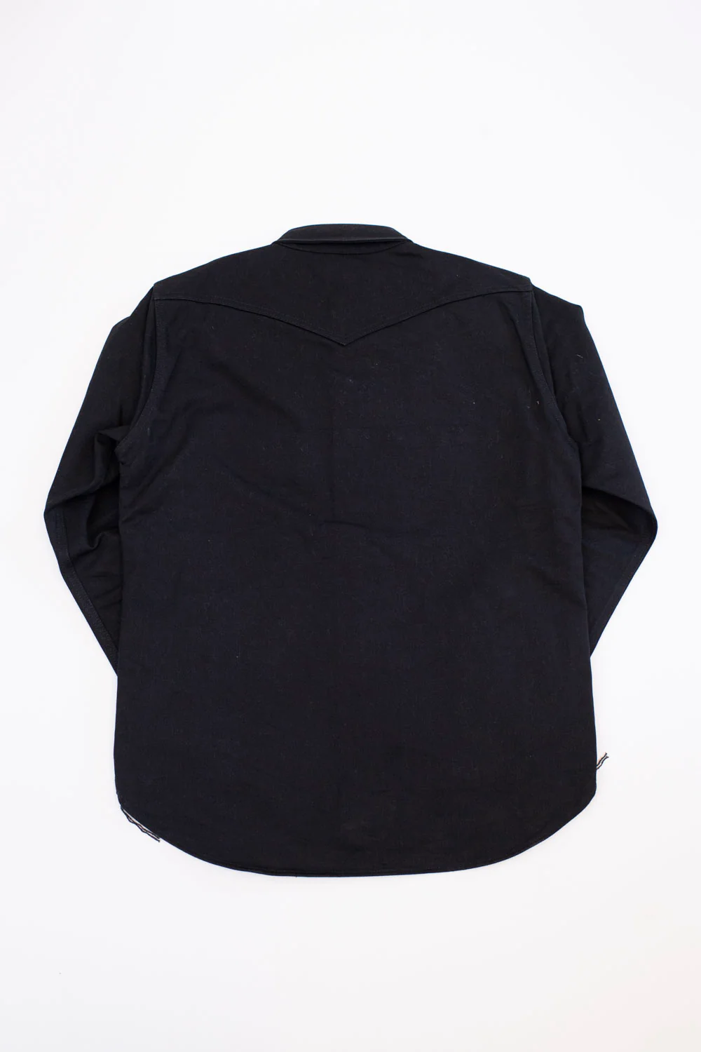 IHSH-362-BLK - 16oz Non-Selvedge Denim CPO Shirt - Superblack (Fades To Grey) - Image 5