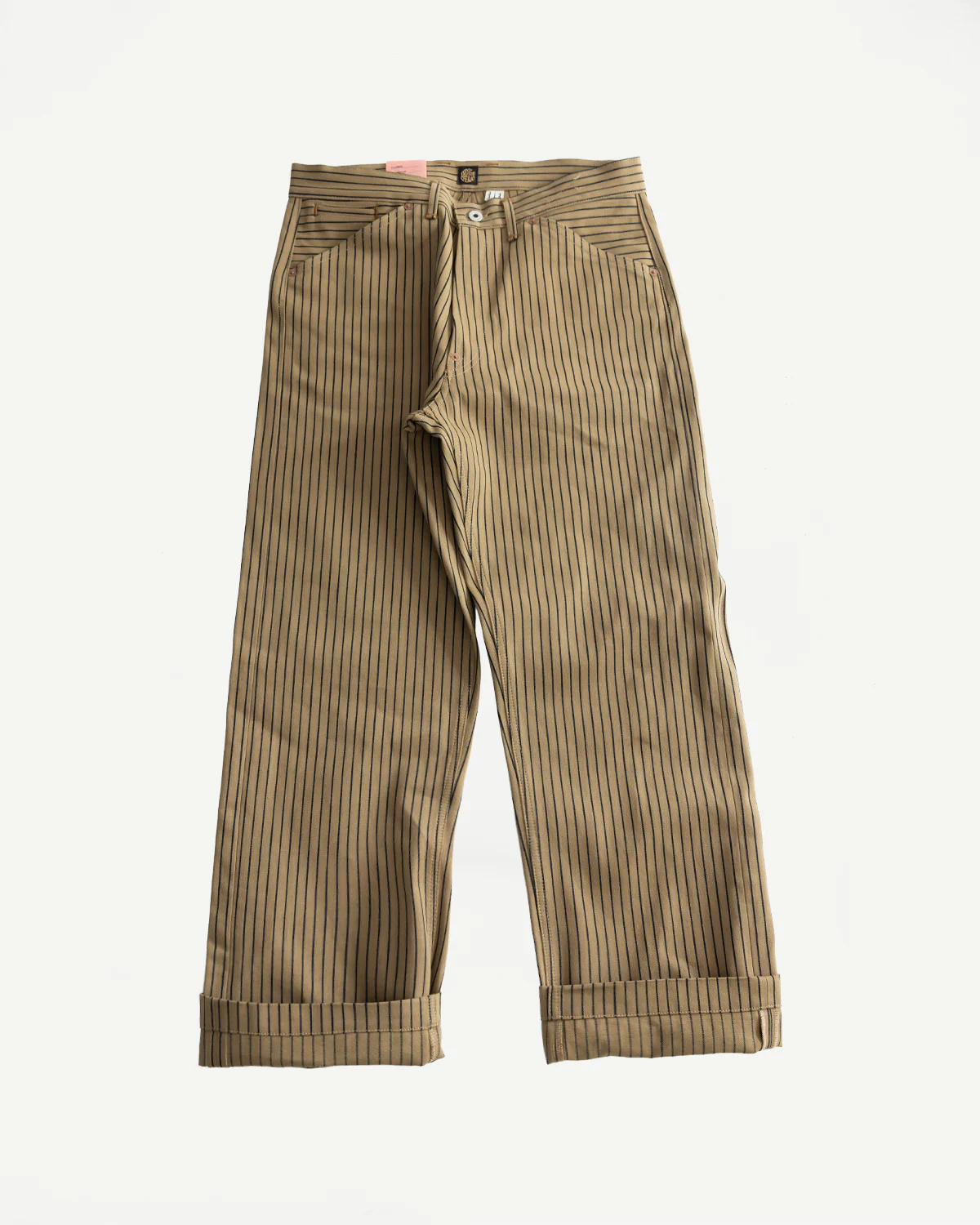12oz - Jack Root Stripe - Beige, Indigo