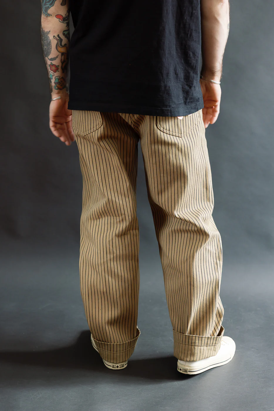 12oz - Jack Root Stripe - Beige, Indigo - Image 14