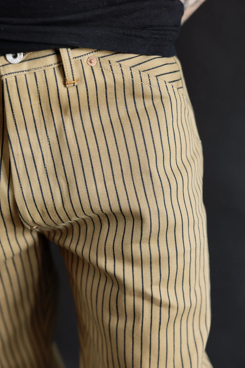 12oz - Jack Root Stripe - Beige, Indigo - Image 18