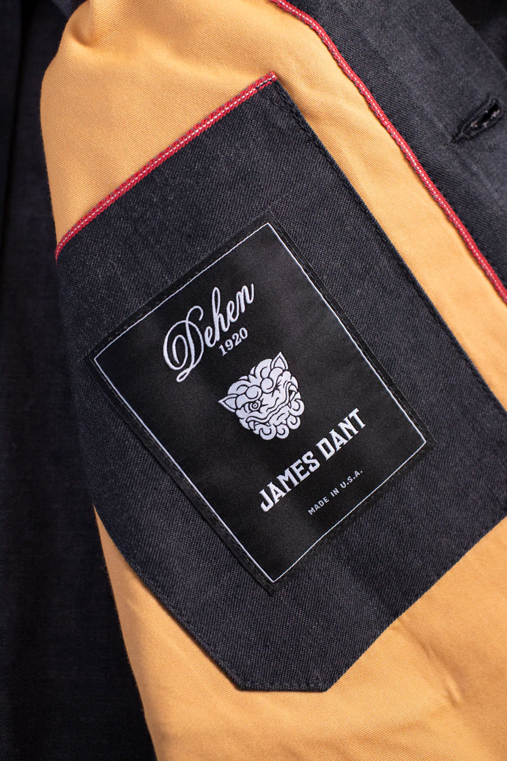 James Dant x Dehen - Selvedge Denim Crissman Overshirt - Black - Image 6
