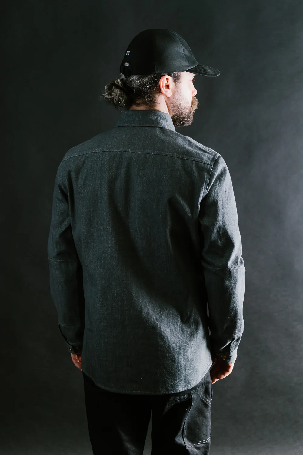 James Dant x Dehen - Selvedge Denim Crissman Overshirt - Pewter - Image 17