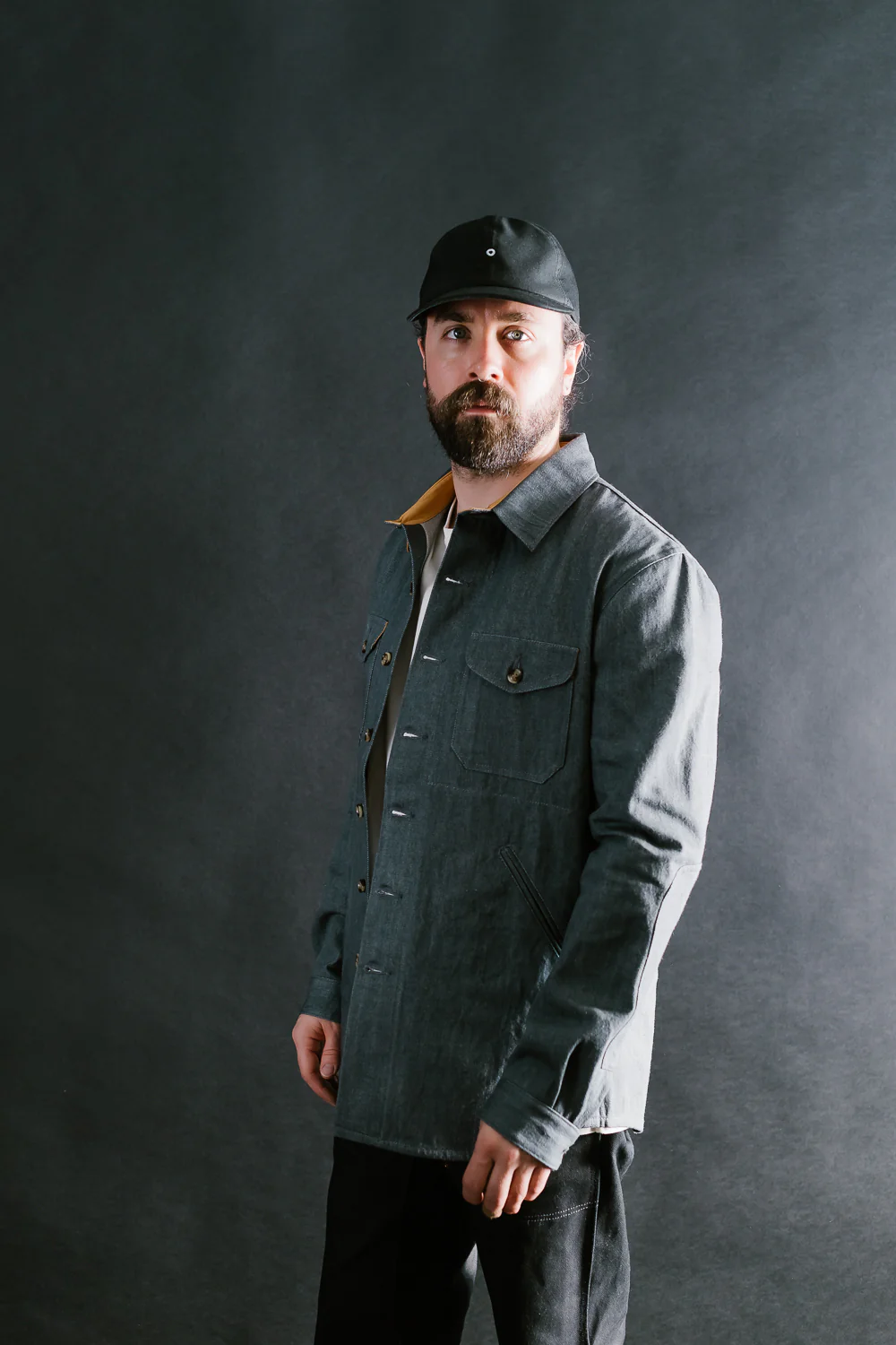 James Dant x Dehen - Selvedge Denim Crissman Overshirt - Pewter - Image 23
