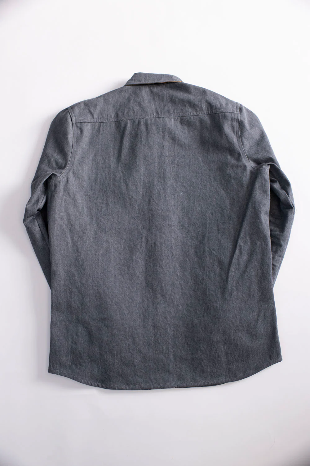James Dant x Dehen - Selvedge Denim Crissman Overshirt - Pewter - Image 7