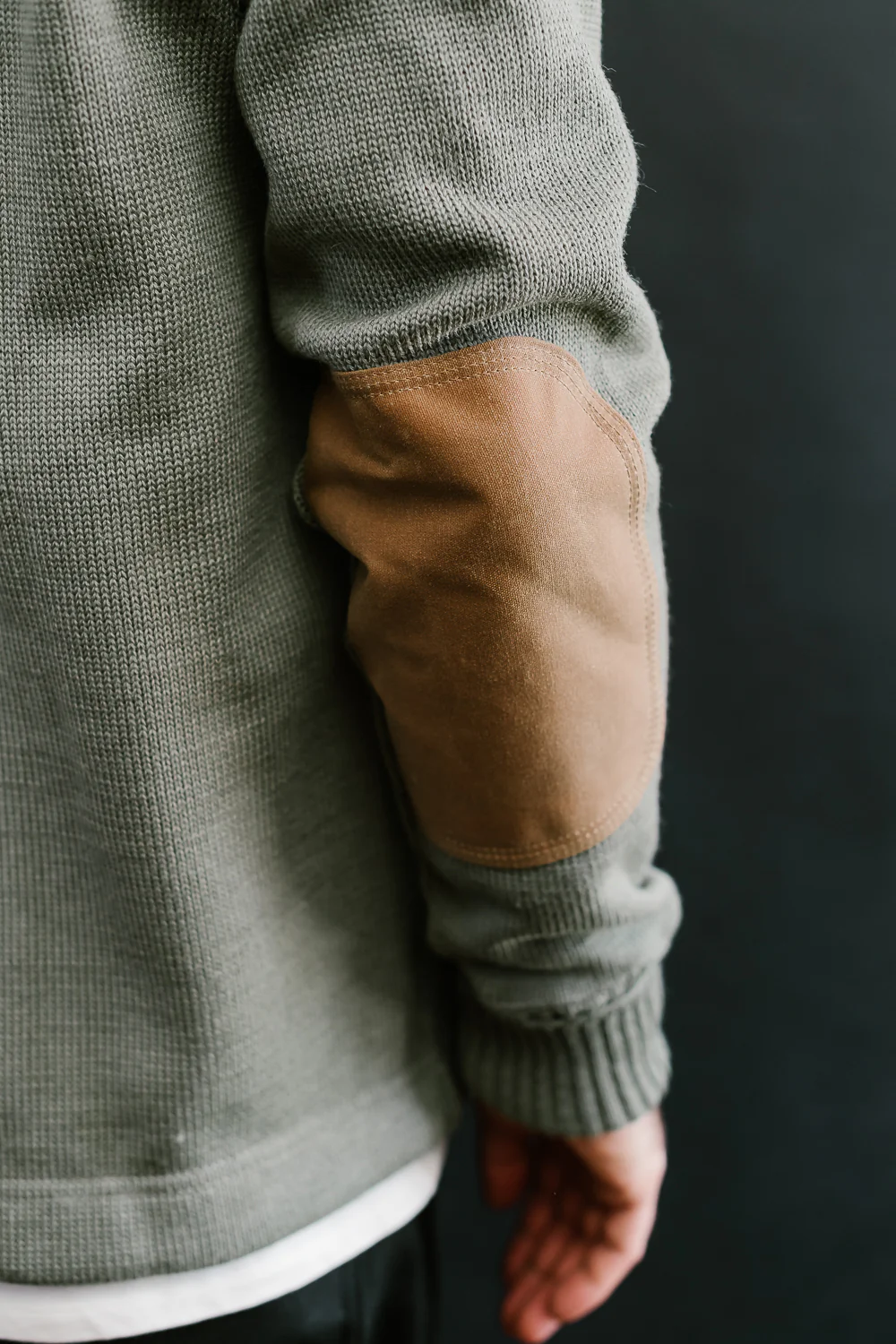 James Dant x Dehen - Shawl Sweater Coat 2.0 - Sage, Field Tan - Image 24