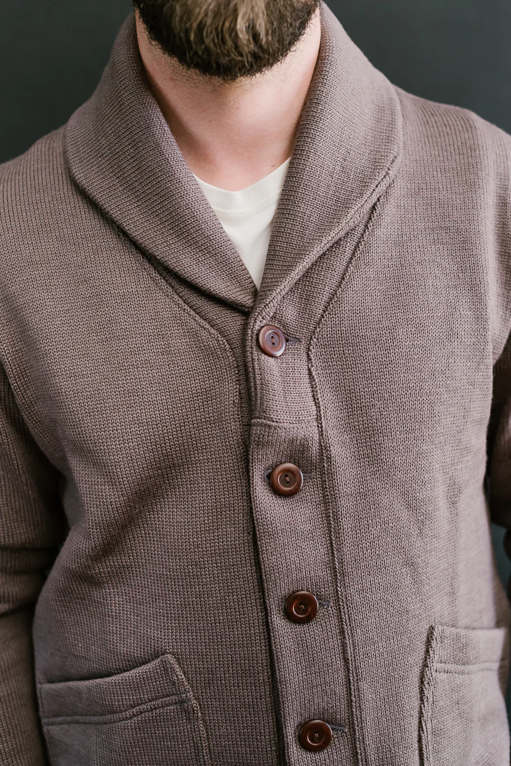 James Dant x Dehen - Shawl Sweater Coat 2.0 - Smoke, Charcoal - Image 20