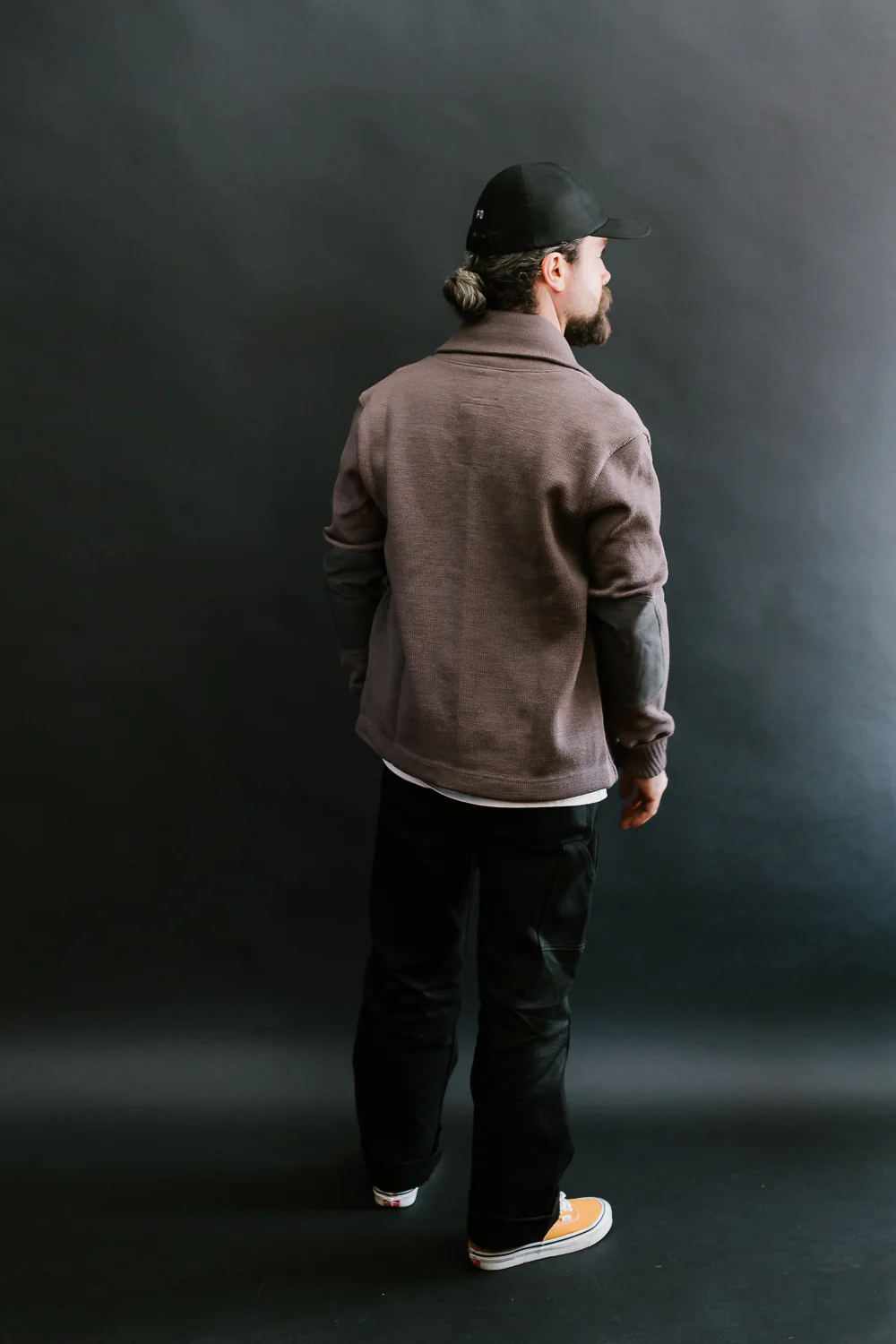James Dant x Dehen - Shawl Sweater Coat 2.0 - Smoke, Charcoal - Image 9