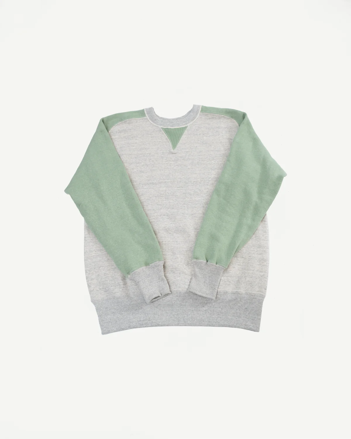 JG-CS20 - Freedom Sweats Crewneck - Oatmeal, Light Green