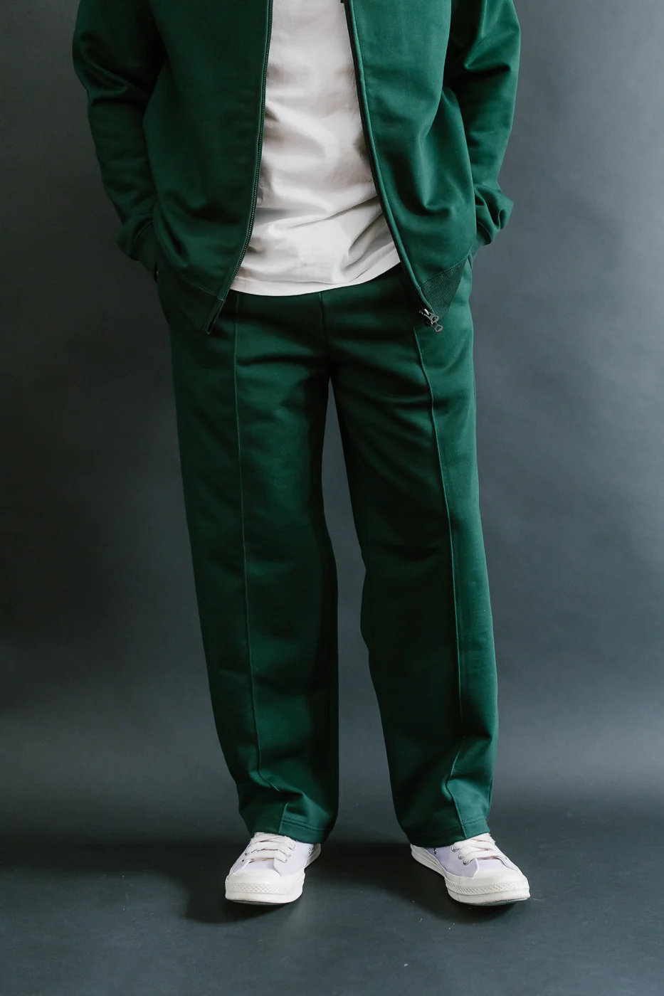 JM4517 - MZ Sweat Pintack Pants - 324 Dark Ivy - Image 17