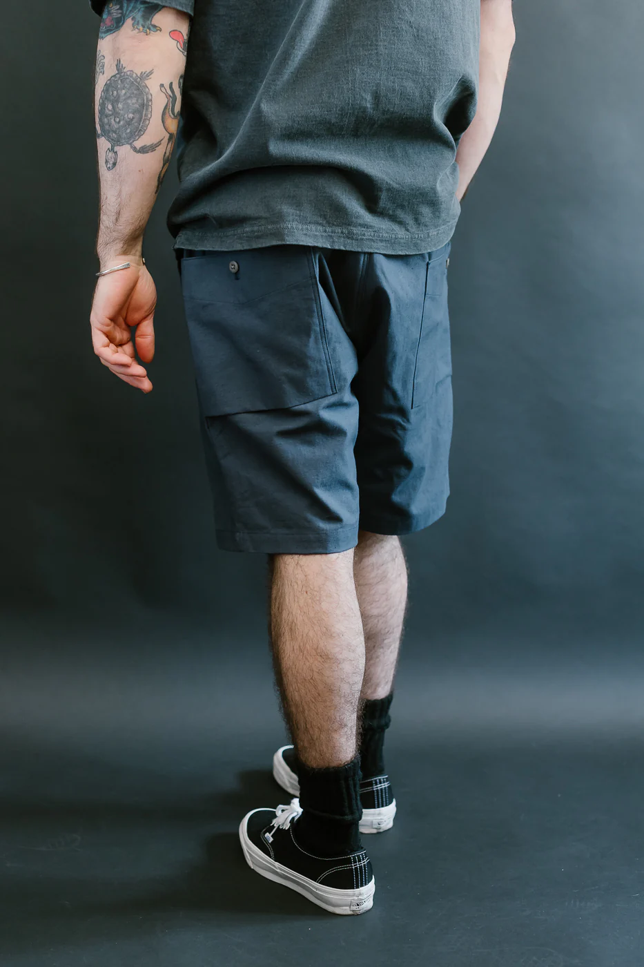 JM4540 - Back Nep Ump Shorts - 101 Classic Navy - Image 11
