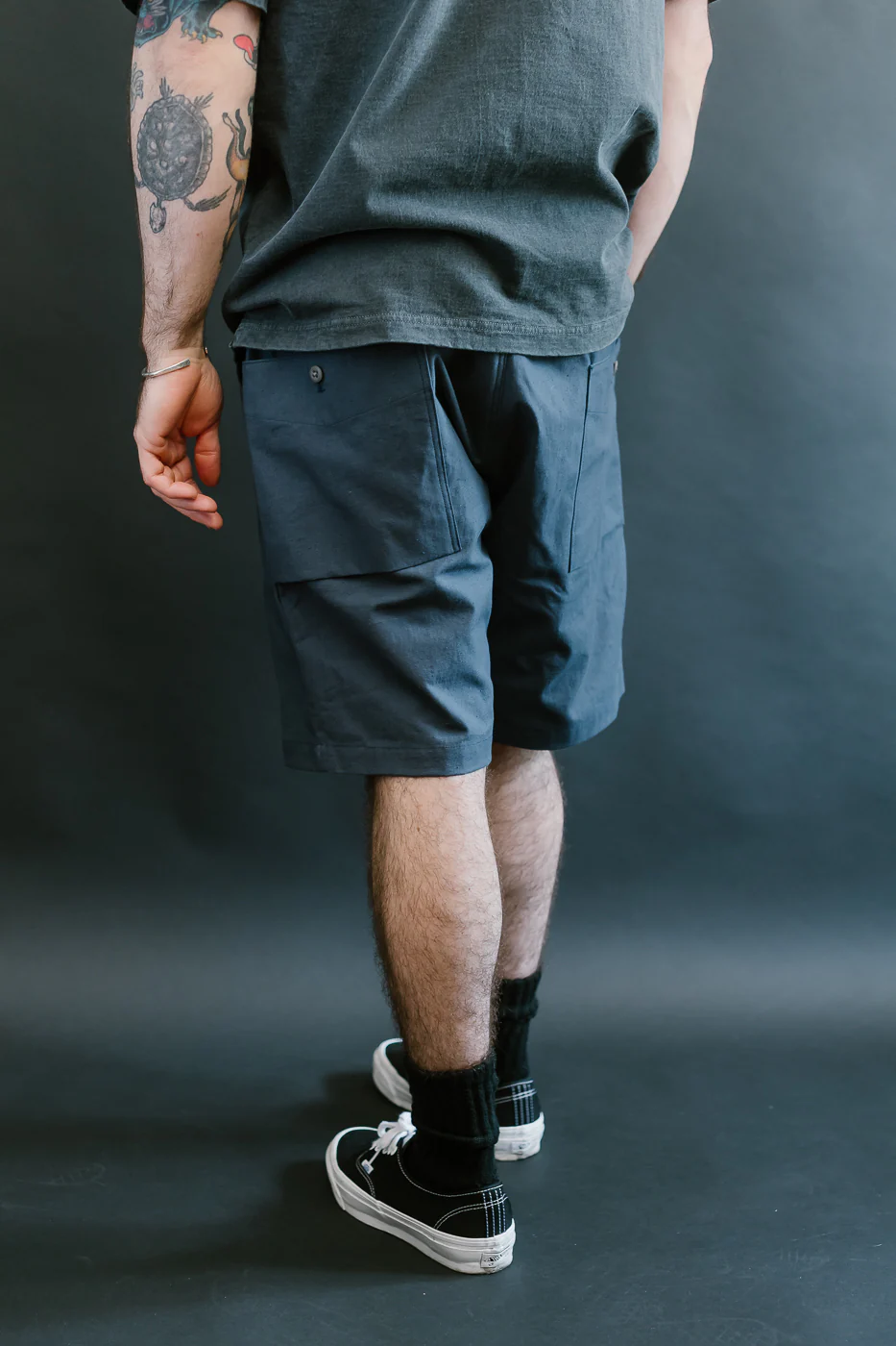 JM4540 - Back Nep Ump Shorts - 101 Classic Navy - Image 12