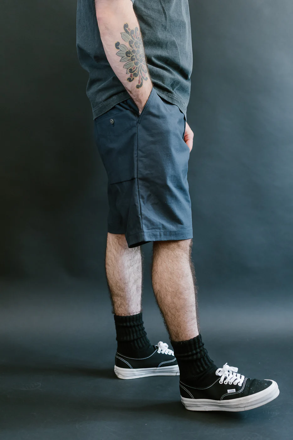 JM4540 - Back Nep Ump Shorts - 101 Classic Navy - Image 14