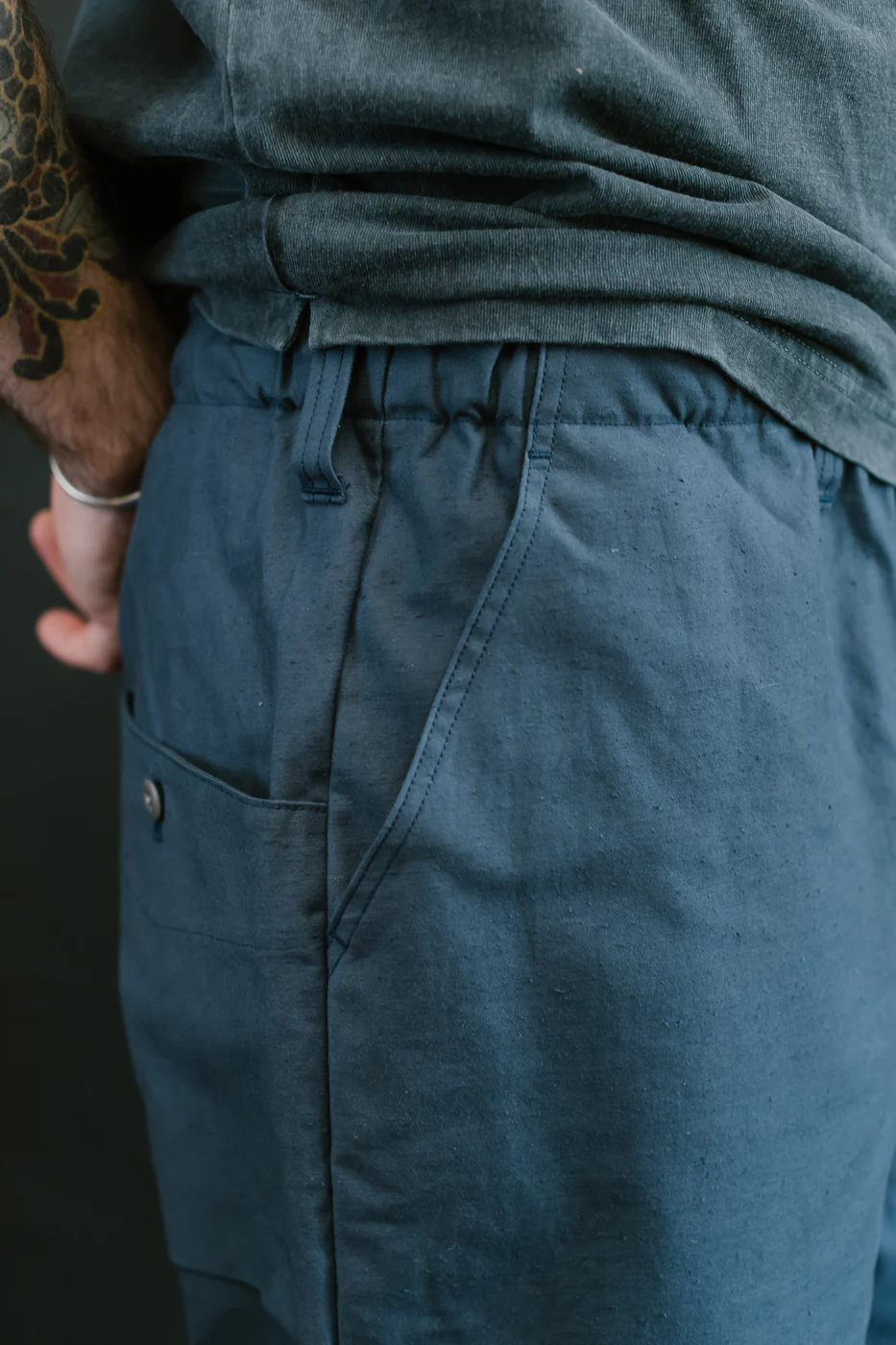 JM4540 - Back Nep Ump Shorts - 101 Classic Navy - Image 18