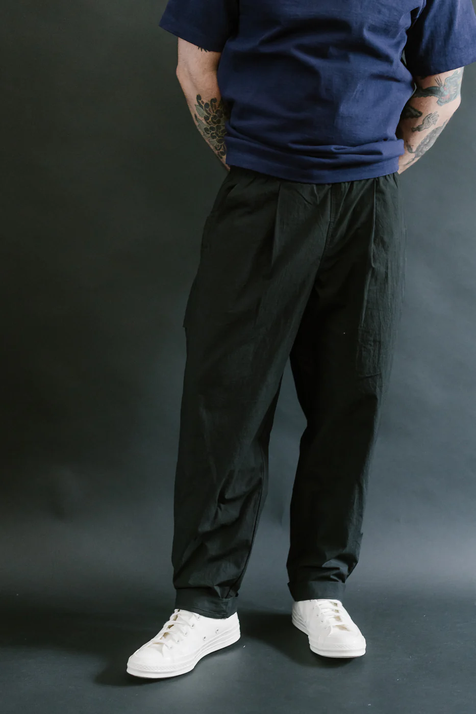 JM4545 - Tenpi Ump Pants - 07 Black - Image 10