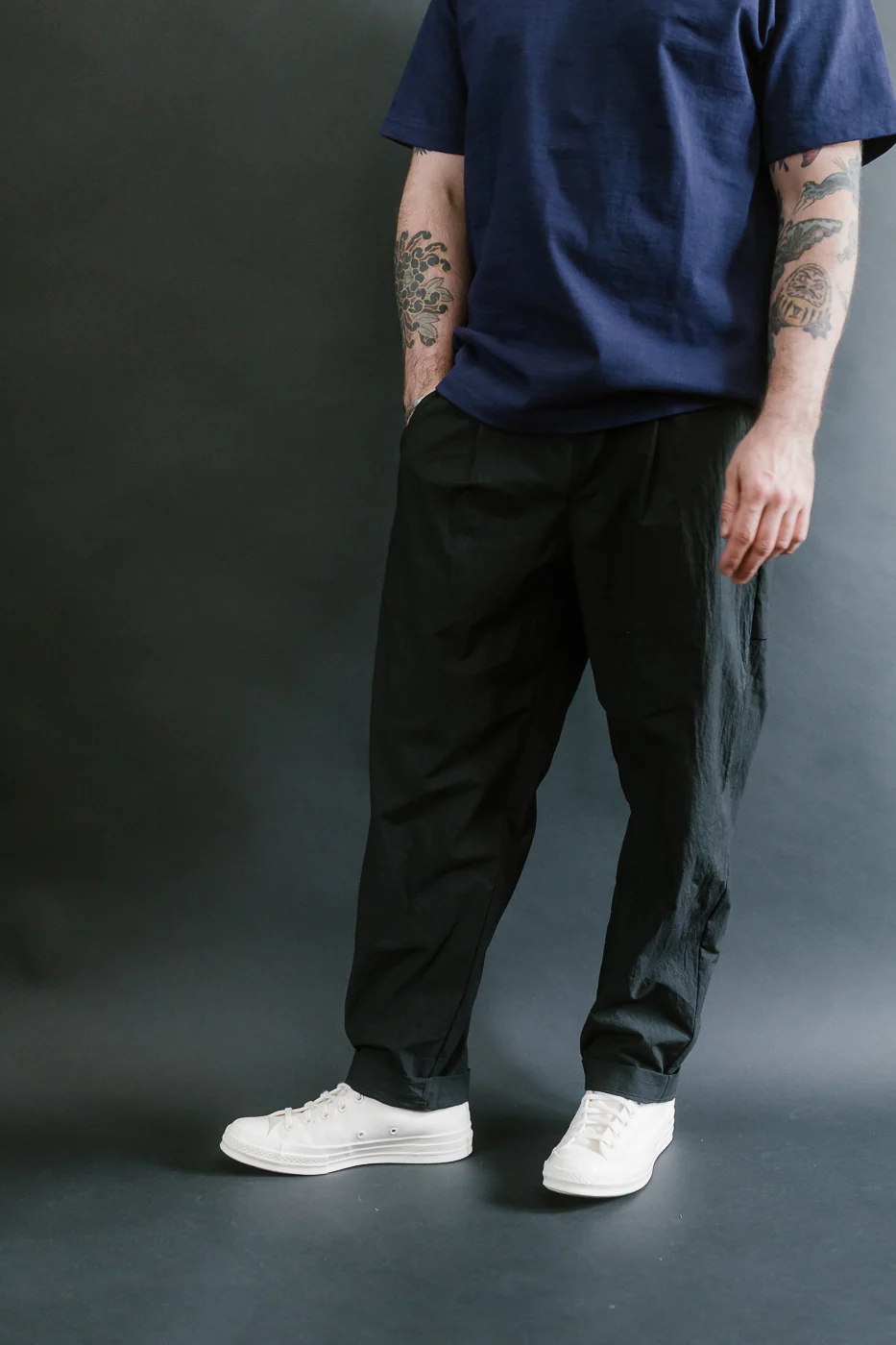 JM4545 - Tenpi Ump Pants - 07 Black - Image 14