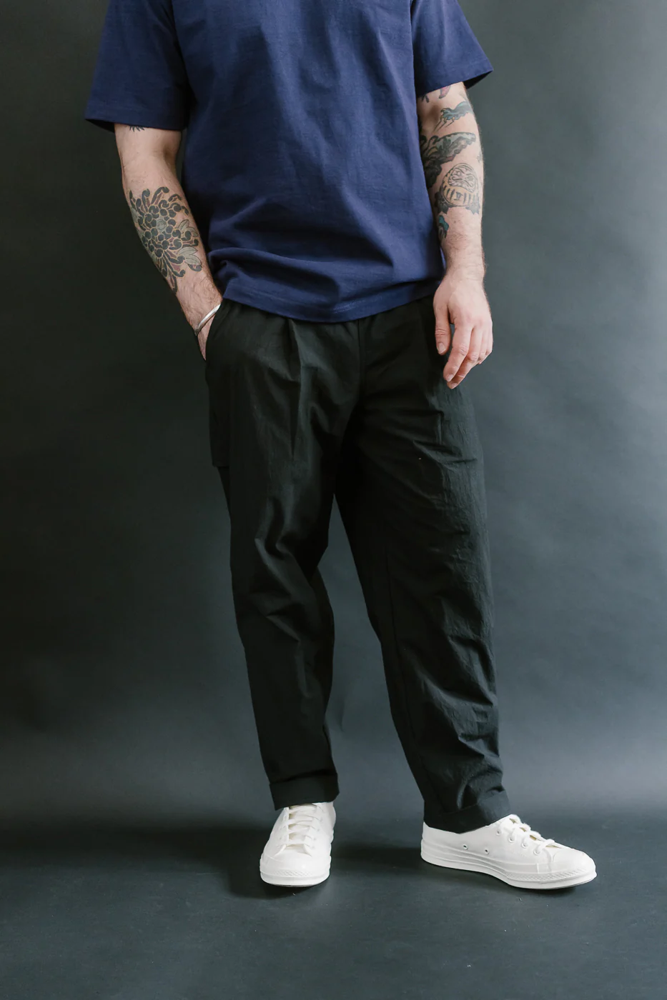 JM4545 - Tenpi Ump Pants - 07 Black - Image 15