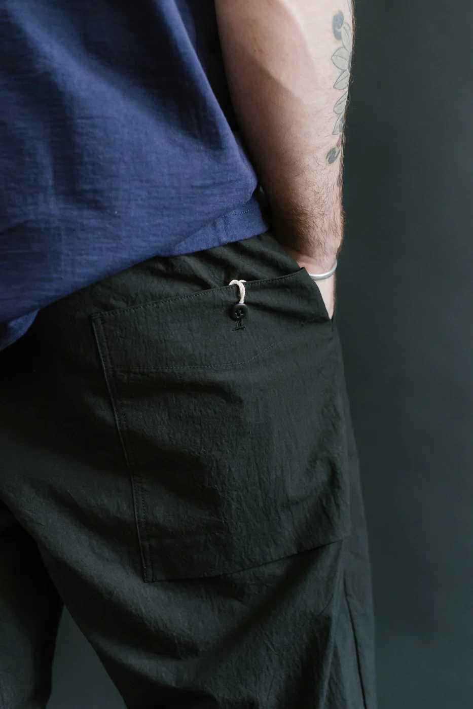 JM4545 - Tenpi Ump Pants - 07 Black - Image 19