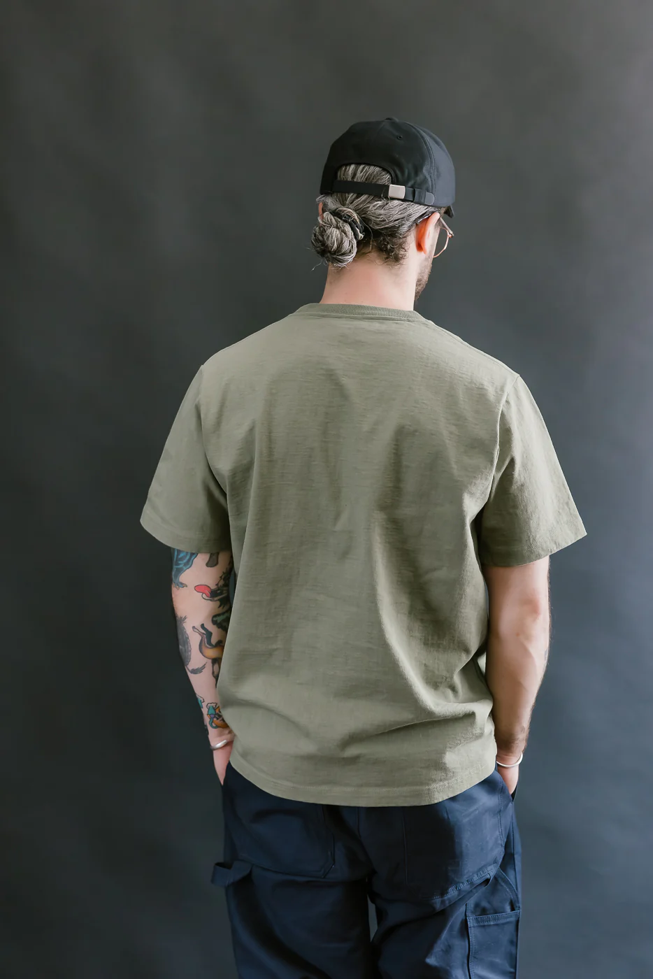 JM5444 - Dotsume T-Shirt - 320 Olive - Image 11