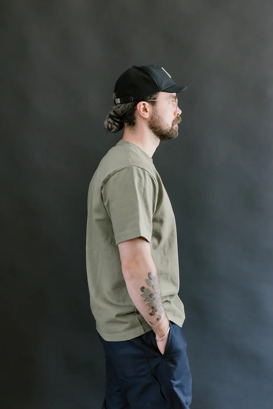 JM5444 - Dotsume T-Shirt - 320 Olive - Image 12