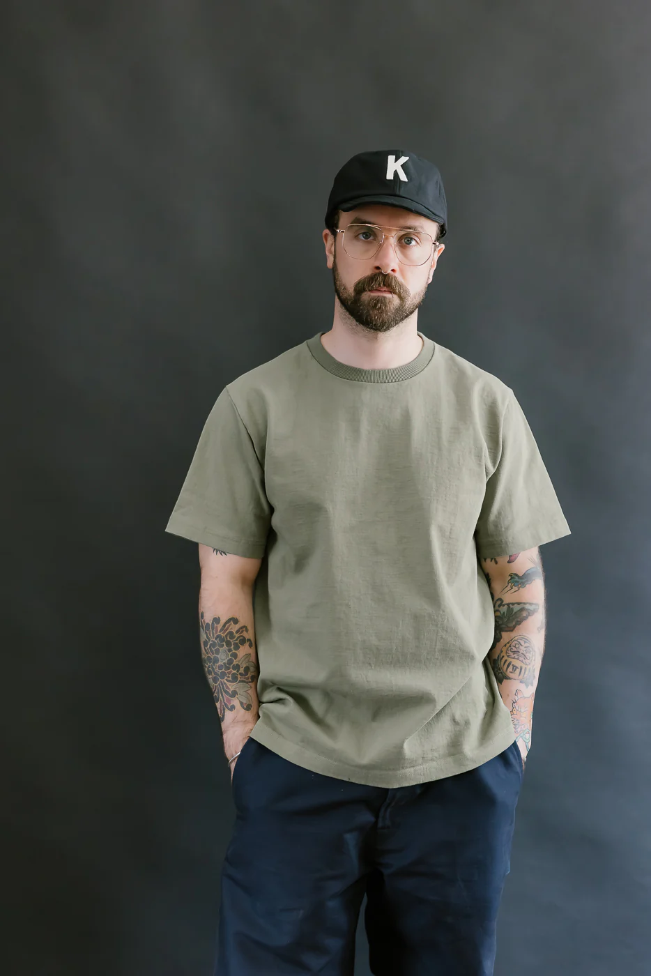 JM5444 - Dotsume T-Shirt - 320 Olive - Image 14