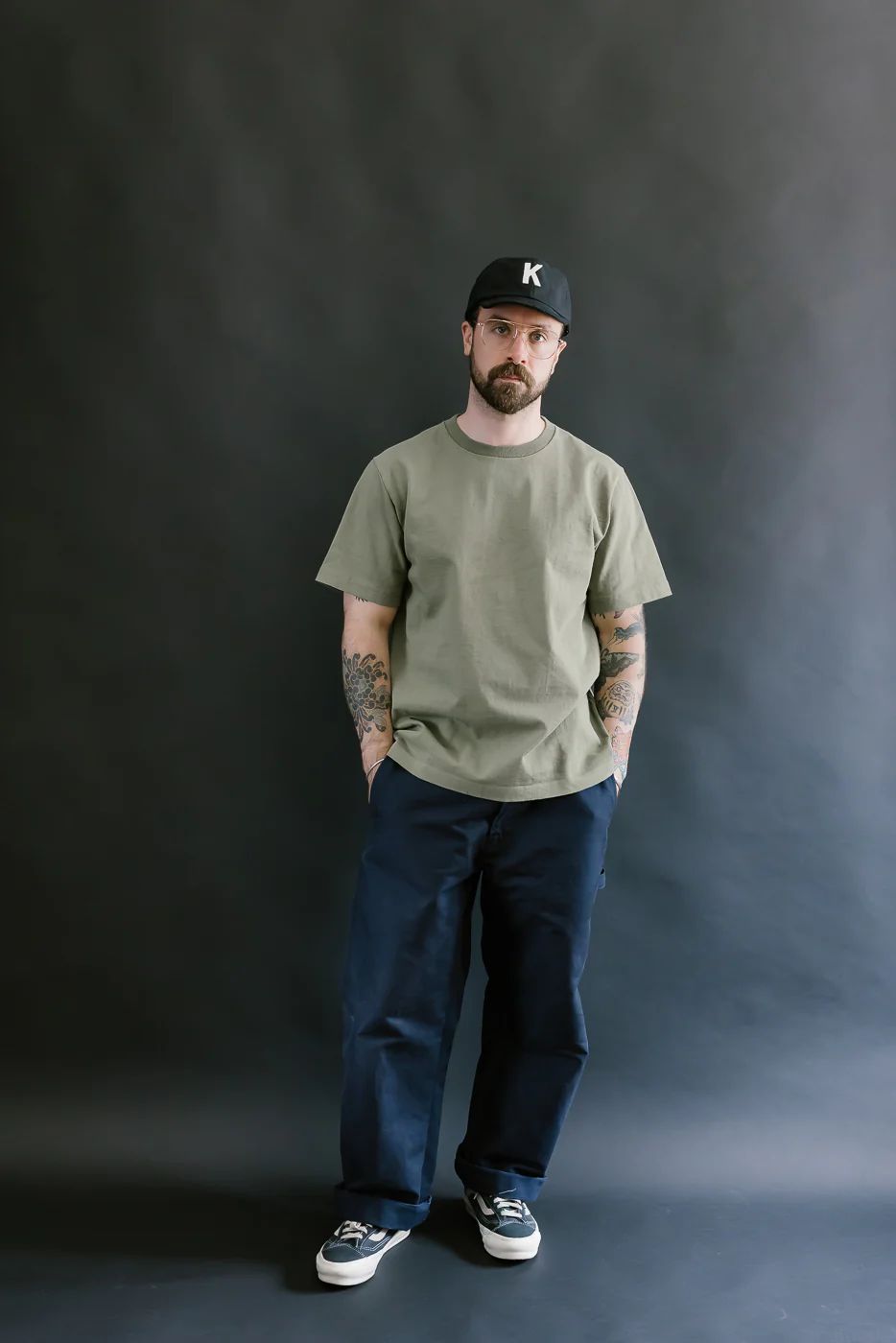 JM5444 - Dotsume T-Shirt - 320 Olive - Image 5