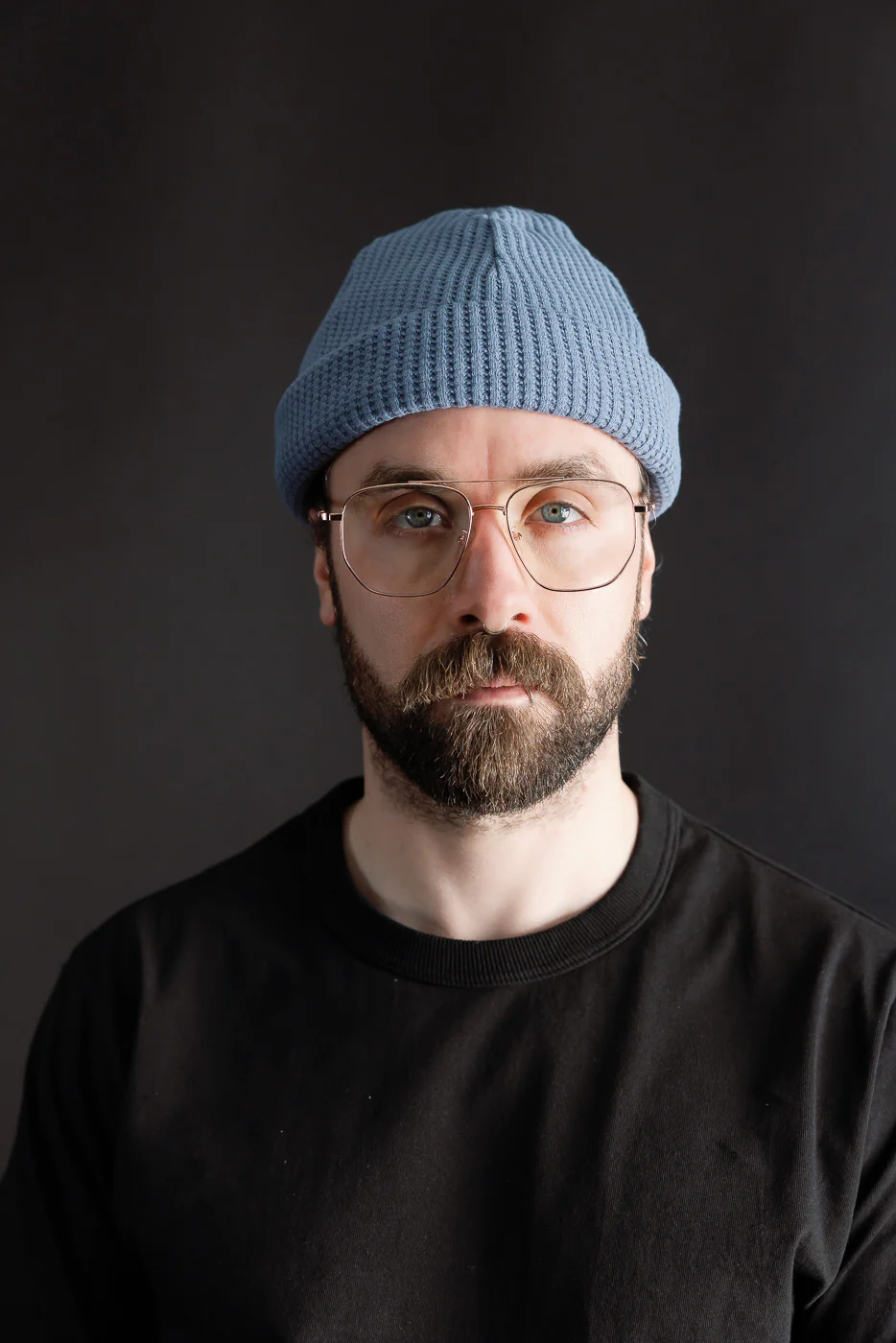 JM6605 - Waffle Knit Cap - 412 Retro Saxe - Image 3