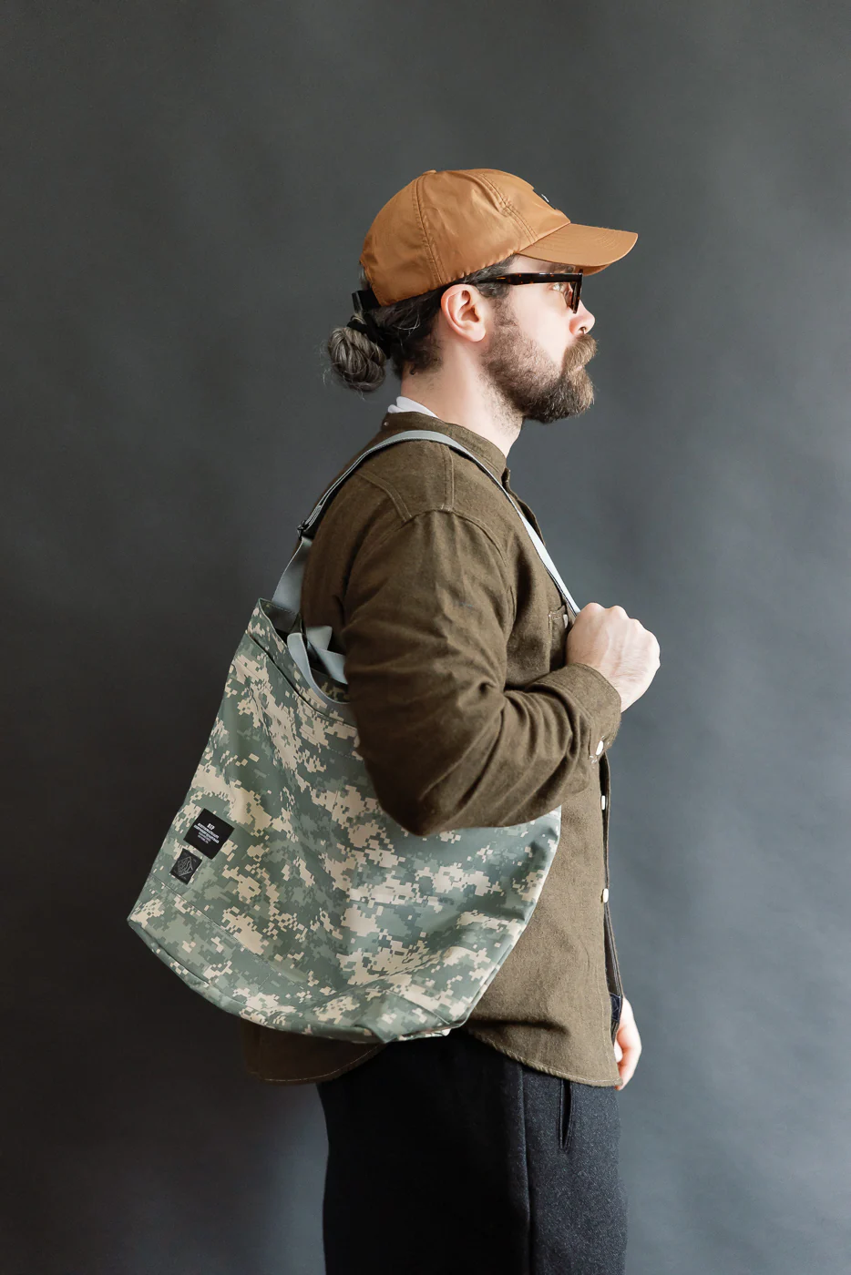 JP540-DS - BAGSINOROGRESS x Post O'alls New York Tote Goretex Digital Camo - Desert - Image 7