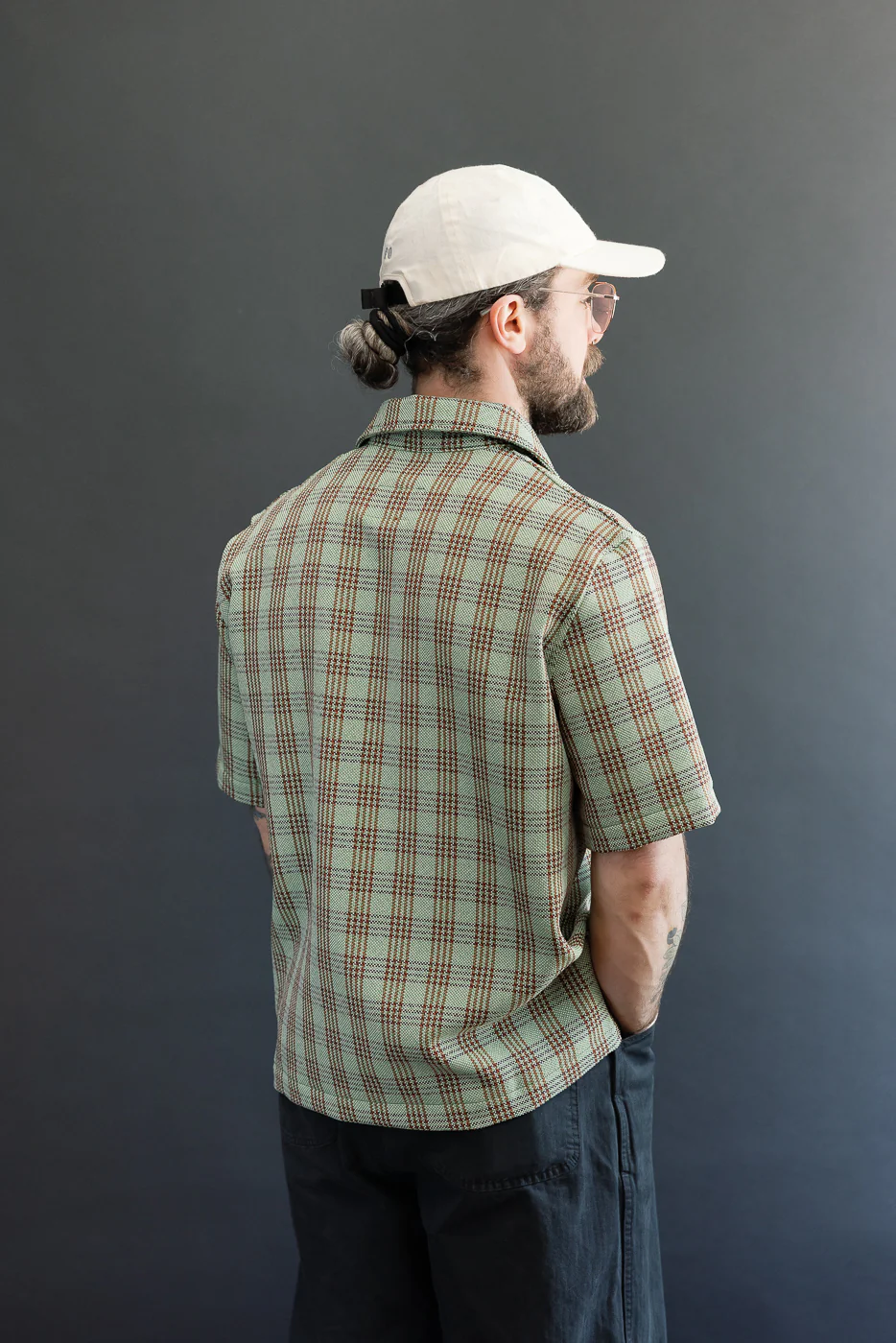 Lawn Chair Plaid Lounge Shirt - Green - Image 11