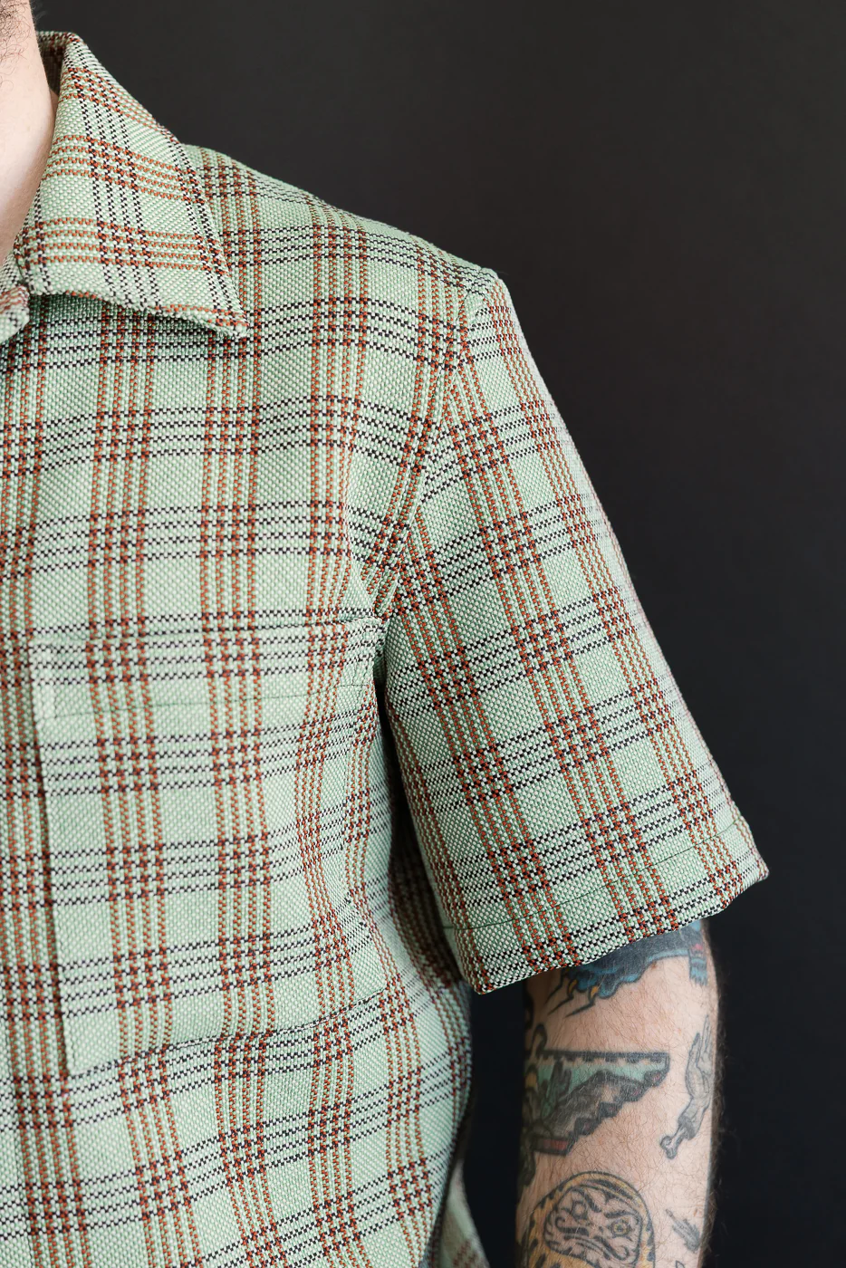 Lawn Chair Plaid Lounge Shirt - Green - Image 18