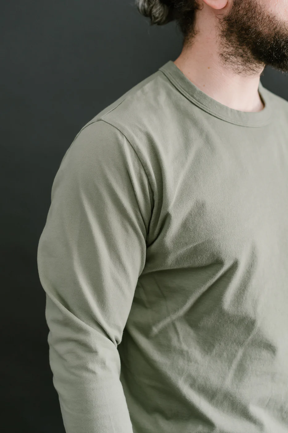 Lead Off LS T-Shirt - 320 Olive - Image 18
