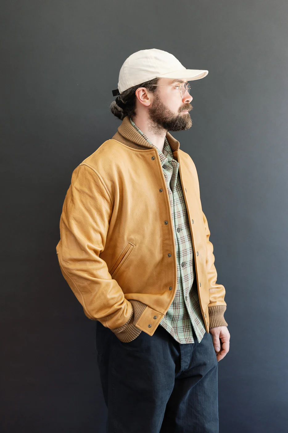 Leather All City Jacket - Rust - Image 10