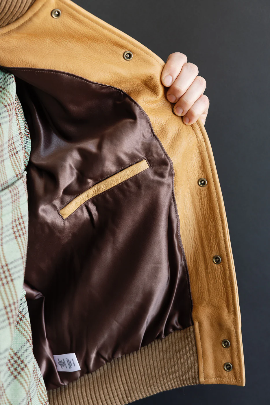Leather All City Jacket - Rust - Image 18