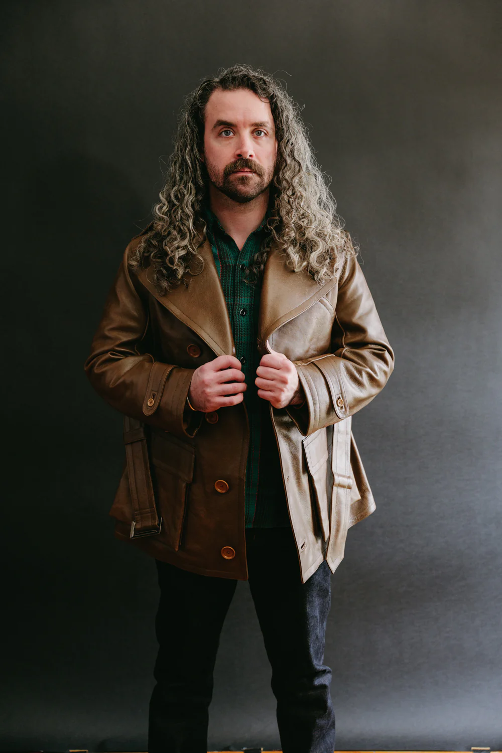 Lot 2184 - Horse Leather Aviator Jacket - Brown - Image 11