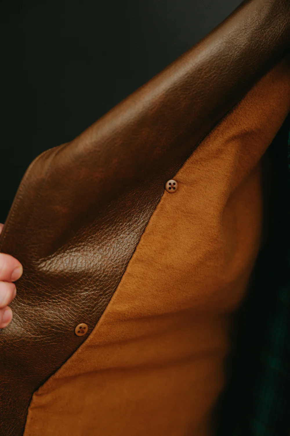 Lot 2184 - Horse Leather Aviator Jacket - Brown - Image 20