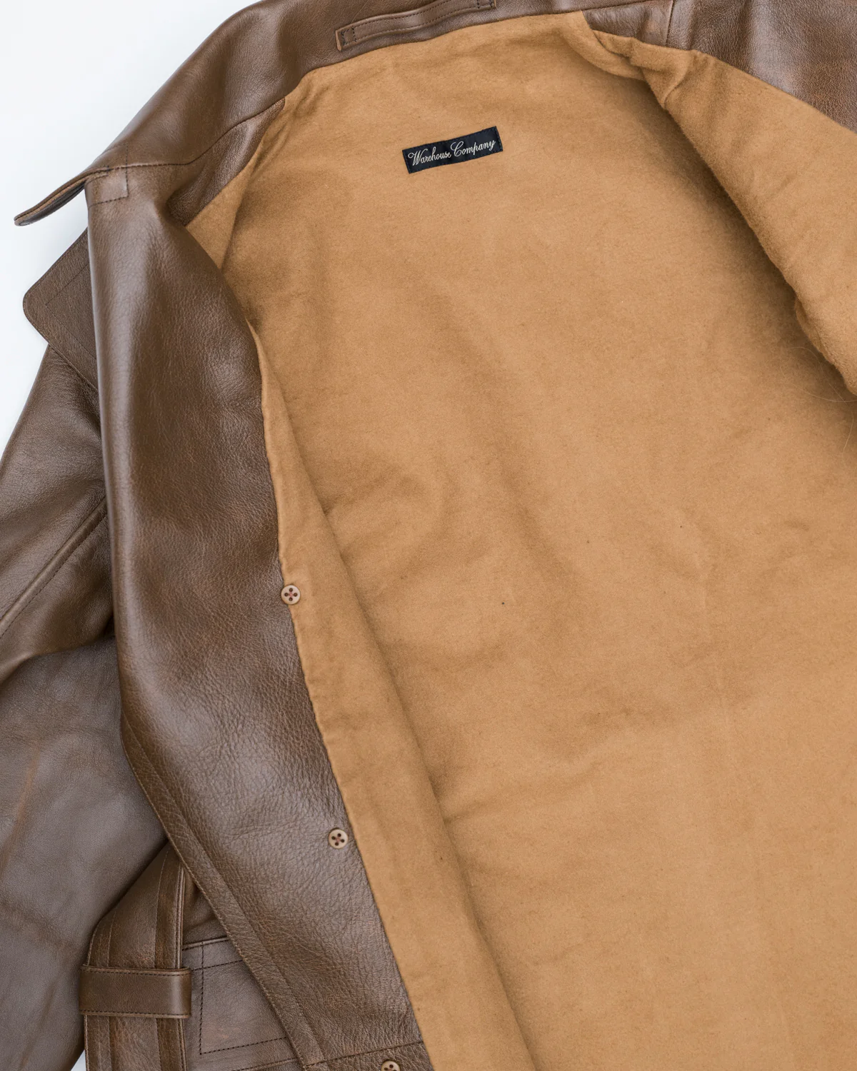 Lot 2184 - Horse Leather Aviator Jacket - Brown - Image 5