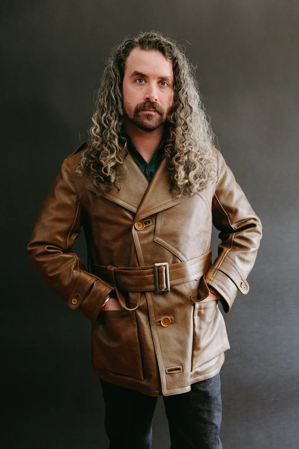 Lot 2184 - Horse Leather Aviator Jacket - Brown - Image 8